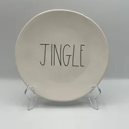 Rae Dunn JINGLE Salad Plate from the JC Dunn Hunters Whatnot shop